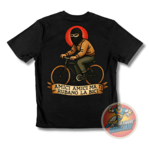 T-Shirt - Amici amici ma ti rubano la bici Traditional