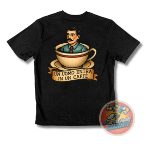 T-Shirt - Un uomo entra in un caffè Traditional