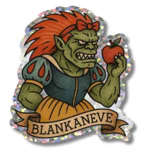 Adesivo Glitterato - Blankaneve