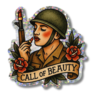 Adesivo Glitterato - Call of Beauty