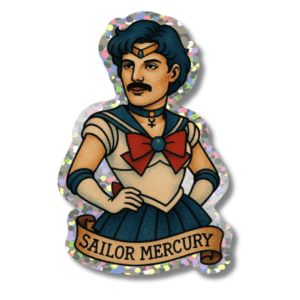 Adesivo Glitterato - Sailor Mercury