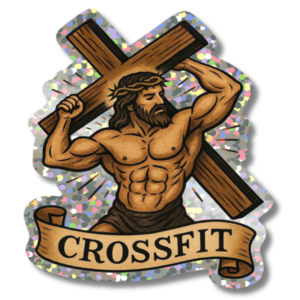 Adesivo Glitterato - Crossfit
