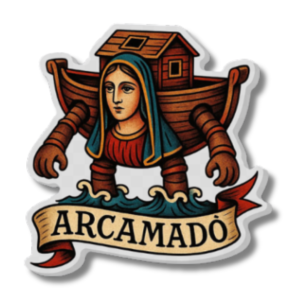 Spilla in acrilico - Arcamadò