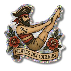 Adesivo Glitterato - Pilates dei Caraibi